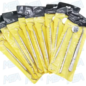 stainless steel dental instrument set for dentistry lab and home oral hygiene