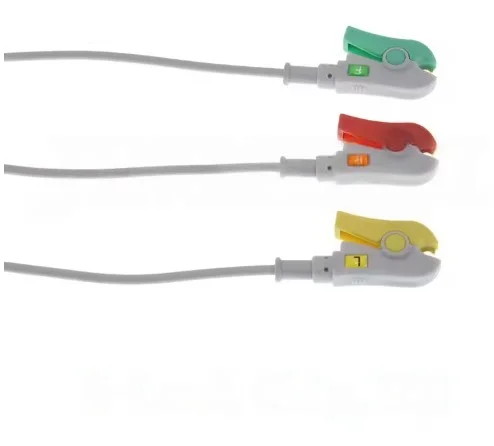 ECG EKG 3/5 Leads Electrode Leadwire For Siemens/Mindray Cable ,AHA OR IEC,Snap/Clip/VET Alligator Clip 12 ECG EKG 3/5 Leads Electrode Leadwire For Siemens/Mindray Cable ,AHA OR IEC,Snap/Clip/VET Alligator Clip - Image 12