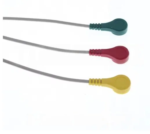 ECG EKG 3/5 Leads Electrode Leadwire For Siemens/Mindray Cable ,AHA OR IEC,Snap/Clip/VET Alligator Clip 8 ECG EKG 3/5 Leads Electrode Leadwire For Siemens/Mindray Cable ,AHA OR IEC,Snap/Clip/VET Alligator Clip - Image 8