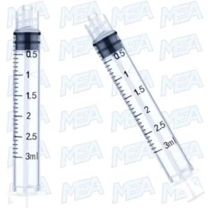 3cc Luer Lock disposable syringe with smooth piston for glue essential oil and laboratory applications