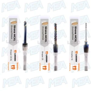 3pcs One Set Sirona CEREC MCXL milling burs for lithium disilicate, zirconia, and PMMA CAD CAM