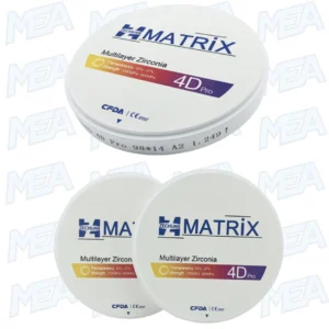 4D Pro Zirconia Disc for Dental Labs CAD CAM Milling – Super Translucent 98mm Block