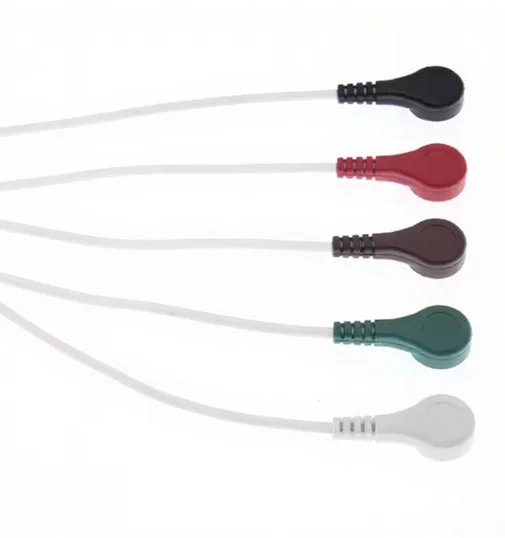 ECG EKG 3/5 Leads Electrode Leadwire For Siemens/Mindray Cable ,AHA OR IEC,Snap/Clip/VET Alligator Clip 5 ECG EKG 3/5 Leads Electrode Leadwire For Siemens/Mindray Cable ,AHA OR IEC,Snap/Clip/VET Alligator Clip - Image 5