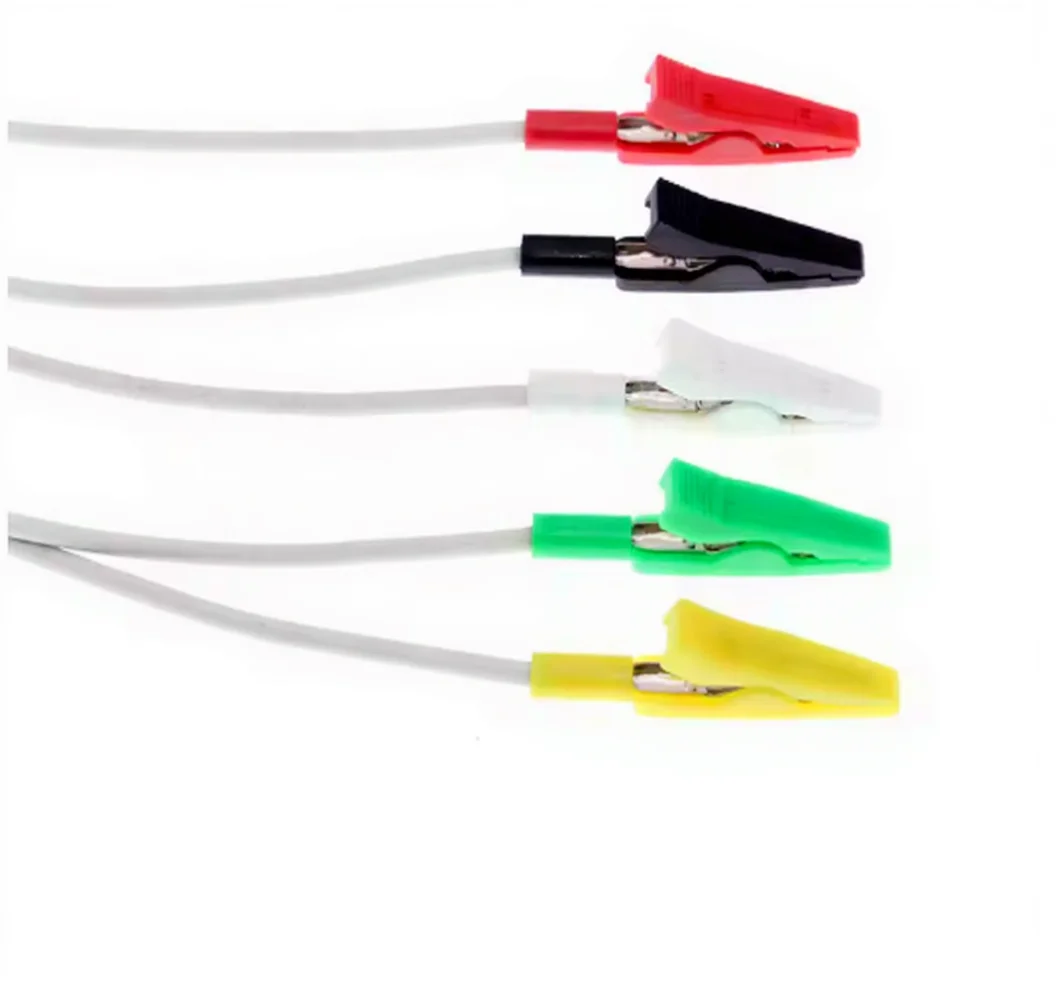 ECG EKG 3/5 Leads Electrode Leadwire For Siemens/Mindray Cable ,AHA OR IEC,Snap/Clip/VET Alligator Clip 11 ECG EKG 3/5 Leads Electrode Leadwire For Siemens/Mindray Cable ,AHA OR IEC,Snap/Clip/VET Alligator Clip - Image 11