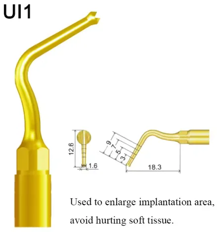 VV Dental Piezo Surgery Tips Bone Cutting Sinus lifting Implant Perio Scaling Tips For Mectron/Woodpecker Dentistry Tools 21 VV Dental Piezo Surgery Tips Bone Cutting Sinus lifting Implant Perio Scaling Tips For Mectron/Woodpecker Dentistry Tools - Image 21