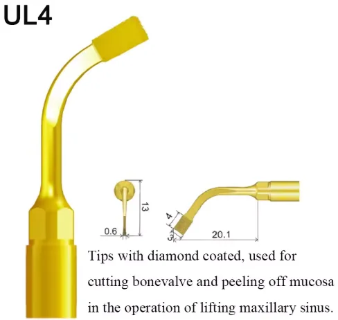 VV Dental Piezo Surgery Tips Bone Cutting Sinus lifting Implant Perio Scaling Tips For Mectron/Woodpecker Dentistry Tools 18 VV Dental Piezo Surgery Tips Bone Cutting Sinus lifting Implant Perio Scaling Tips For Mectron/Woodpecker Dentistry Tools - Image 18