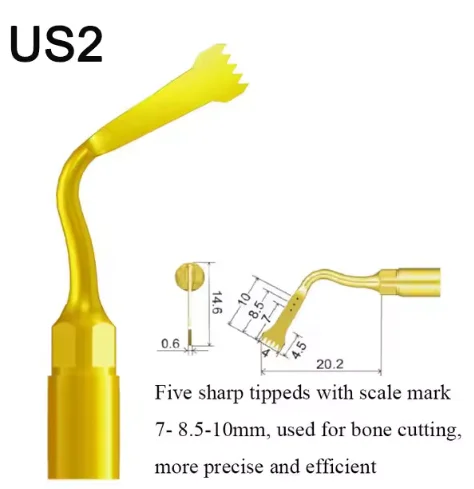 VV Dental Piezo Surgery Tips Bone Cutting Sinus lifting Implant Perio Scaling Tips For Mectron/Woodpecker Dentistry Tools 4 VV Dental Piezo Surgery Tips Bone Cutting Sinus lifting Implant Perio Scaling Tips For Mectron/Woodpecker Dentistry Tools - Image 4