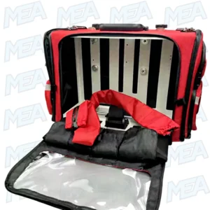 Aeonmed Shangrila 510S transport ventilator with emergency backpack