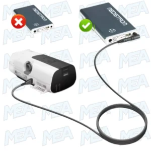 AirSense 11 DC power cable 24V with 5.5mm connector compatible with ResMed AirSense 11 and AirMini CPAP machines