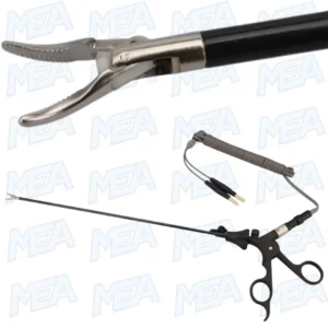 Bipolar Laparoscopic Instrument 5mm with Bipolar Grasper Jaw and Medical-Grade Handle for Electrosurgery