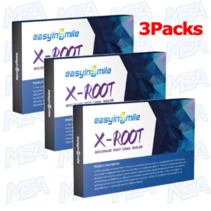 Dental X-ROOT Root Canal Bioceramic Sealer 3 Packs with EASYINSMILE Endo Rotary NiTi Gold Files
