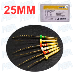 Dental X-ROOT Root Canal Bioceramic Sealer with EASYINSMILE 25mm Endo Rotary NiTi Gold Files