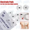 50-500pcs Disposable Electrode Patch EKG Accessories Non-Woven ECG Electrode Pads Medical ECG Snap On Electrodes Sheet 4 50pcs Disposable ECG Electrode Pads 52mm Non-Woven Snap-On Electrodes for EKG Monitoring