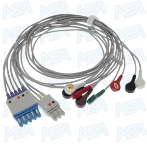 ECG EKG leadwire Philips compatible 3 lead and 5 lead electrode cable for patient monitors