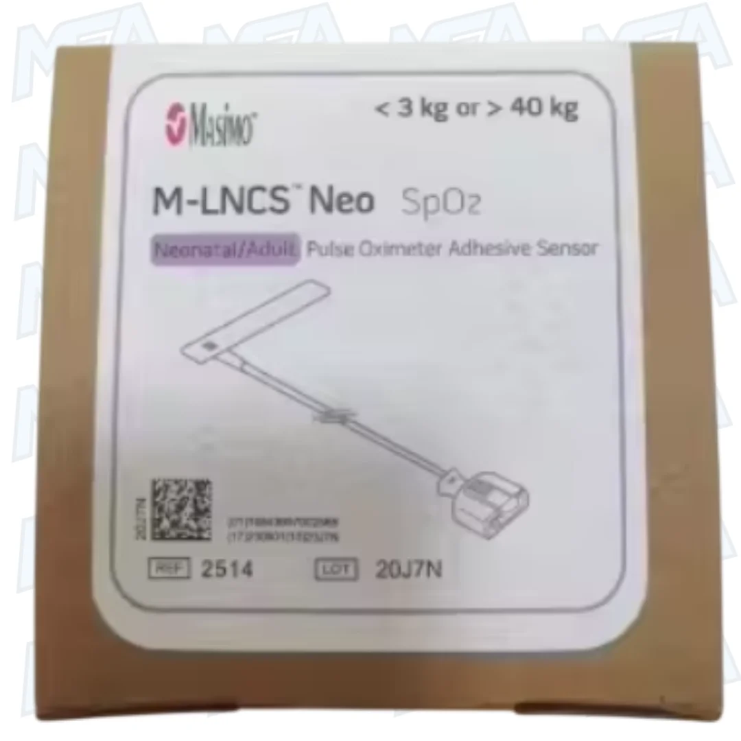 Masimo Disposable SpO2 Sensor 2514 Pack Of 20 Pcs (New,Original) 2 Masimo M-LNCS Adhesive Disposable SpO2 Sensor 2514 for Safe Patient Monitoring