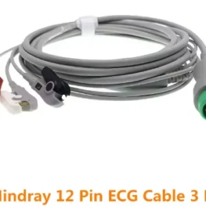 Mindray 3 Leads Grabber AHA ECG Cable for BeneView T5 T6 T8 Patient Monitors