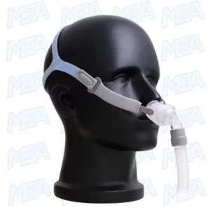 pm2 cpap nasal pillow mask worn by user sleep therapy