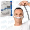 ResMed AirFit P30i nasal pillows CPAP mask with headgear, frame, and S M L cushion sizes for sleep apnea therapy