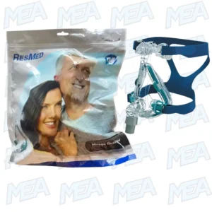 ResMed Mirage Quattro Full Face CPAP Mask with Silicone Cushion and Adjustable Headgear