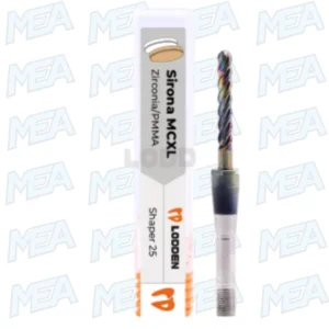 Shaper 25 Sirona CEREC MCXL milling bur for zirconia and PMMA CAD CAM wet milling