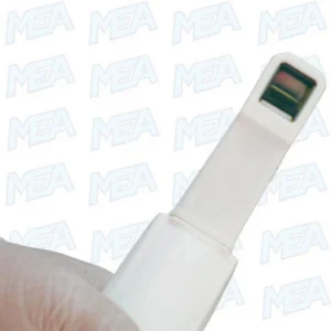 single-use iTero scanner sleeve on intraoral scanner