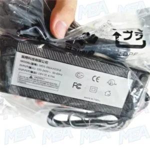 Sonoscape E2 AC Adapter MDS‑090AAS19B for ultrasound machine, 3-pin power supply, new and original