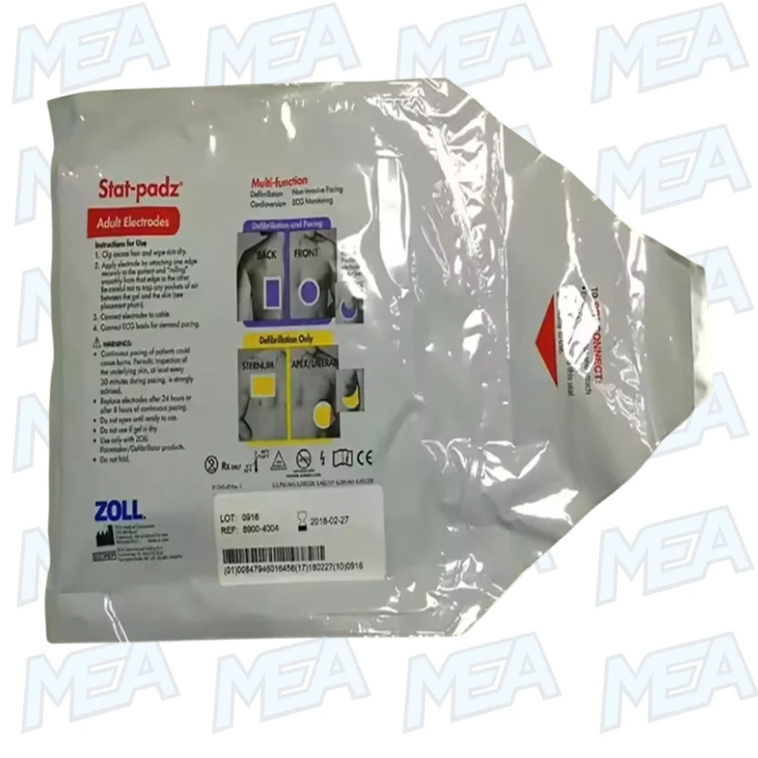 Original ZOLL Stat Padz HVP Multi Function Electrodes 8900-4004-15 8900-4003 Adult Defibrillator Electrode Sheet 3 stat padz hvp electrodes high viscosity polymer gel