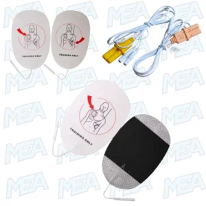 Home 45 Pediatric XFT AED trainer pads replacement with cable for XFT-120C+ training defibrillator