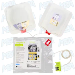 ZOLL AED replacement electrodes Stat-Padz II 8900-0801-01 with tear-away packaging for emergency defibrillation