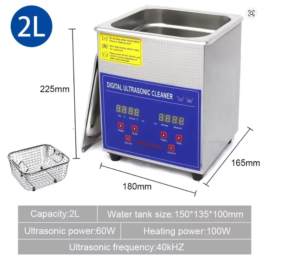 Ultrasonic Cleaner 2L 3L 6L 10L Ultrasound Bath For Glasses Jewelry Lens Board Cleaner Ultrasonic Washing Machine Dishwasher 2 Ultrasonic Cleaner 2L 3L 6L 10L Ultrasound Bath For Glasses Jewelry Lens Board Cleaner Ultrasonic Washing Machine Dishwasher - Image 2