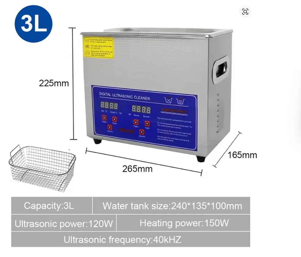 Ultrasonic Cleaner 2L 3L 6L 10L Ultrasound Bath For Glasses Jewelry Lens Board Cleaner Ultrasonic Washing Machine Dishwasher 3 Ultrasonic Cleaner 2L 3L 6L 10L Ultrasound Bath For Glasses Jewelry Lens Board Cleaner Ultrasonic Washing Machine Dishwasher - Image 3