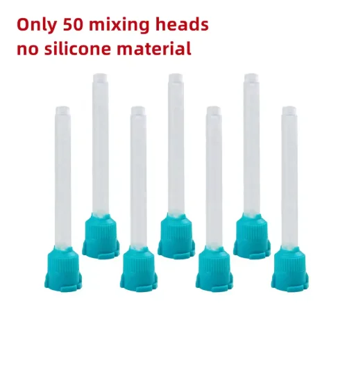 Dental Bite Registration Impression Material Mixing Tip Silicone Rubber Mixing Head Dentistry Silicone Occlusal Recording 2 Dental Bite Registration Impression Material Mixing Tip Silicone Rubber Mixing Head Dentistry Silicone Occlusal Recording - Image 2