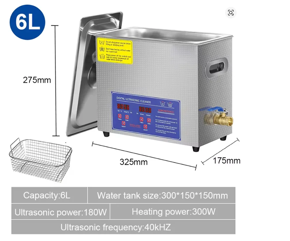 Ultrasonic Cleaner 2L 3L 6L 10L Ultrasound Bath For Glasses Jewelry Lens Board Cleaner Ultrasonic Washing Machine Dishwasher 4 Ultrasonic Cleaner 2L 3L 6L 10L Ultrasound Bath For Glasses Jewelry Lens Board Cleaner Ultrasonic Washing Machine Dishwasher - Image 4