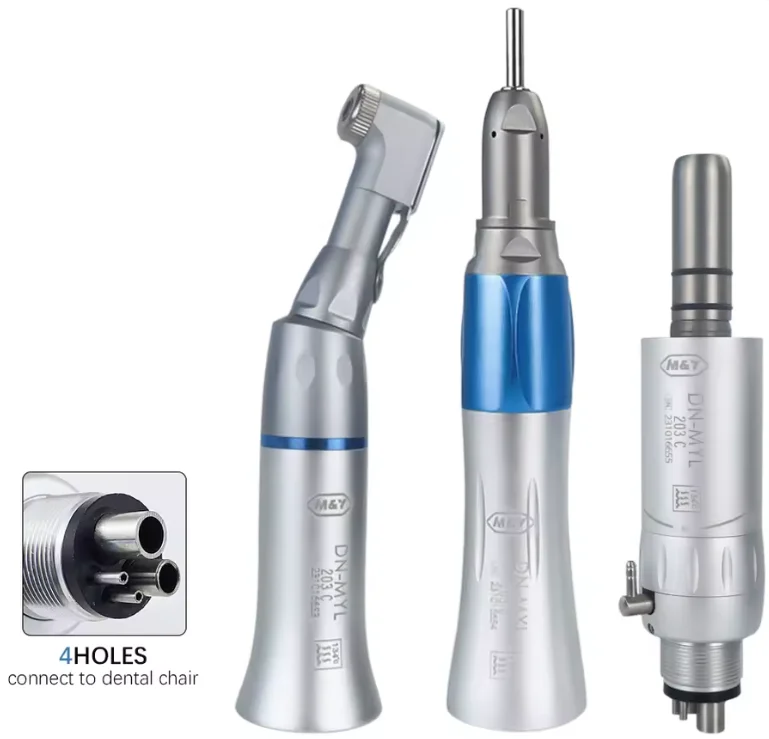 Dental EX-203C Low Speed Handpiece Kit Straight Contra Angle 2/4 Hole Air Turbine 1:1 Direct Drive External Channel Fit Pana MAX 3 Dental EX-203C Low Speed Handpiece Kit Straight Contra Angle 2/4 Hole Air Turbine 1:1 Direct Drive External Channel Fit Pana MAX - Image 3