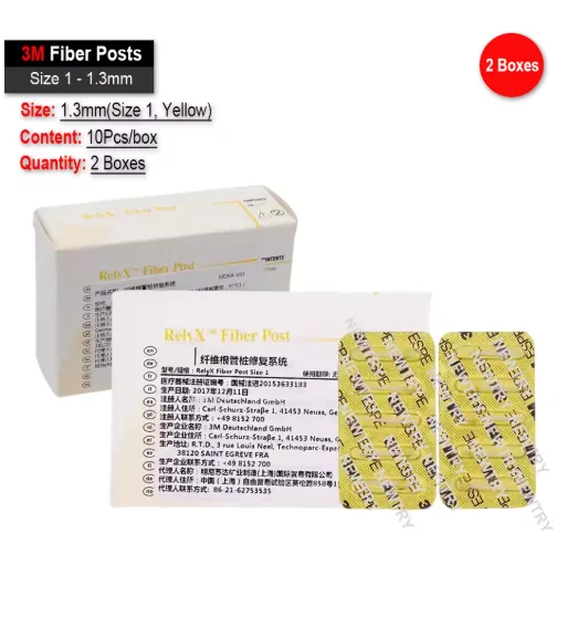 2 Boxes Of Dental RelyX Fiber Posts For Root Canal Treatment, FiberGlass Drills, High-Strength Dental Restorative Materials For Orthodontic Fillings 4 2 Boxes Of Dental RelyX Fiber Posts For Root Canal Treatment, FiberGlass Drills, High-Strength Dental Restorative Materials For Orthodontic Fillings - Image 4
