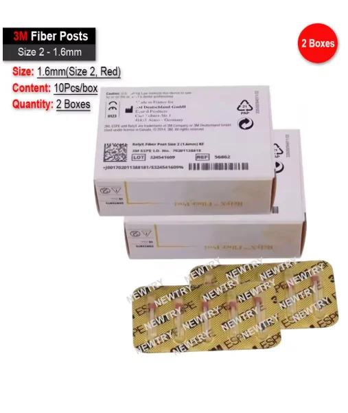 2 Boxes Of Dental RelyX Fiber Posts For Root Canal Treatment, FiberGlass Drills, High-Strength Dental Restorative Materials For Orthodontic Fillings 2 2 Boxes Of Dental RelyX Fiber Posts For Root Canal Treatment, FiberGlass Drills, High-Strength Dental Restorative Materials For Orthodontic Fillings - Image 2