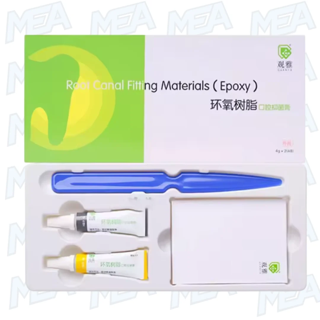 Dental Epoxy Root Canal Fitting Materials Endo Sealing Filling Epoxy AH Plus Sealer Paste Cement Dentistry Instruments Supplies 2 H Plus Dental Sealer Paste Cement with Accessories for Root Canal Therapy