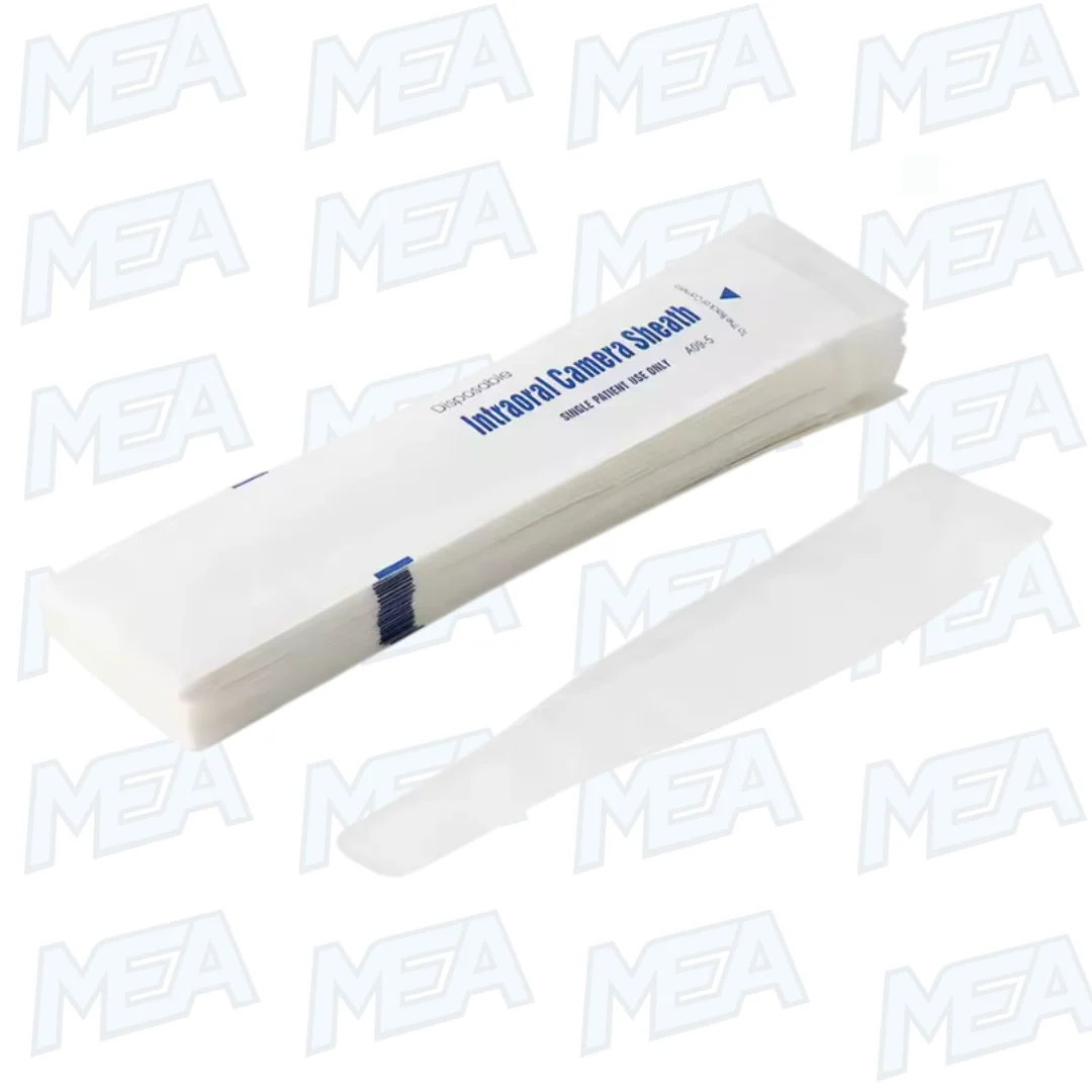 100 Pieces/Box Azdent Dental Endoscope Protective Film Disposable Intraoral Camera Cover Sleeves Dental Tools Plastic Solid Color 2 Azdent Dental Endoscope Protective Film 100pcs for Intraoral Camera Covers