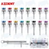 AZDENT dental implant torque wrench kit with 16 precision screw drivers and ratchet handle