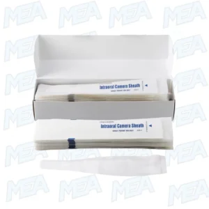 Azdent Disposable Intraoral Camera Sleeves 100pcs Transparent Protective Film for Dental Endoscope