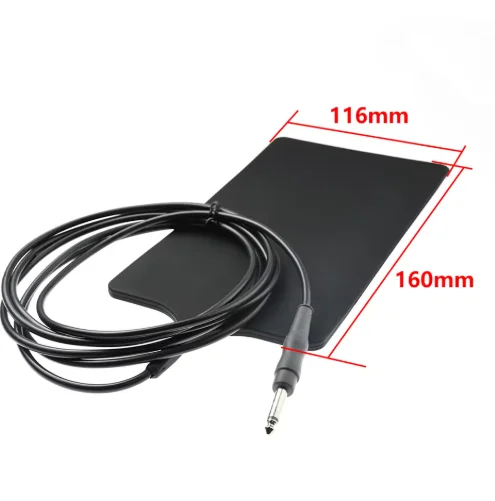 Reusable Silicone ESU Grounding Negative Plate For Adult 145*245mm Child 116*160mm With Cable 6.3mm Connector Two Holes connecto 5 Reusable Silicone ESU Grounding Negative Plate For Adult 145*245mm Child 116*160mm With Cable 6.3mm Connector Two Holes connecto - Image 5