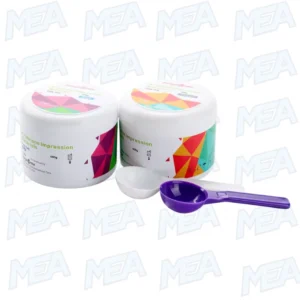 Dental VPS impression putty base and catalyst kit for perforated tray and prosthodontic impression procedures