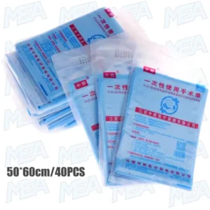 Disposable surgical drapes 50x60cm blue non-woven sterile waterproof sheets 40pcs