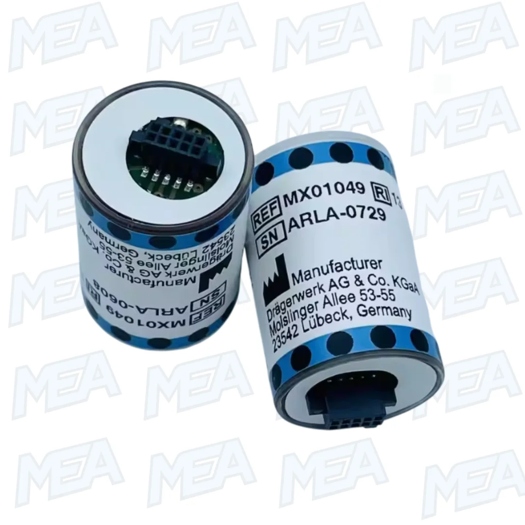 MX01049 O2 Sensor Oxytrace For Dräger Savina Savina300 NEW And Original 1 Dräger Savina mx01049 oxygen sensor OxyTrace VE original O2 cell for Savina and Savina 300 ventilator