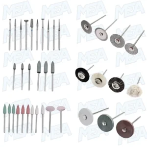 HP Dental Polisher Kit for Ceramic, Porcelain, and Composite Finishing
