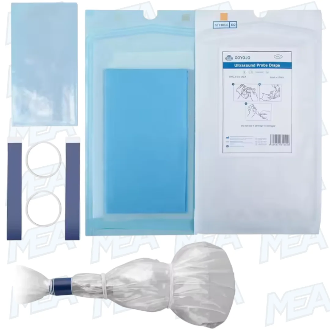 Ultrasound Probe Cover Latex-Free Sterile Disposable Clear, 6 X 12" Protects And Extends Equipment And Instrument Life 1 Latex Free Sterile Ultrasound Probe Cover 6x12 Clear Disposable Transducer Sheath