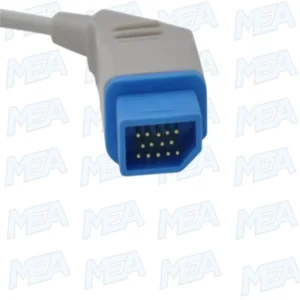 DB14 pin Nihon Kohden veterinary SpO2 probe ear clip oxygen sensor for BSM monitor