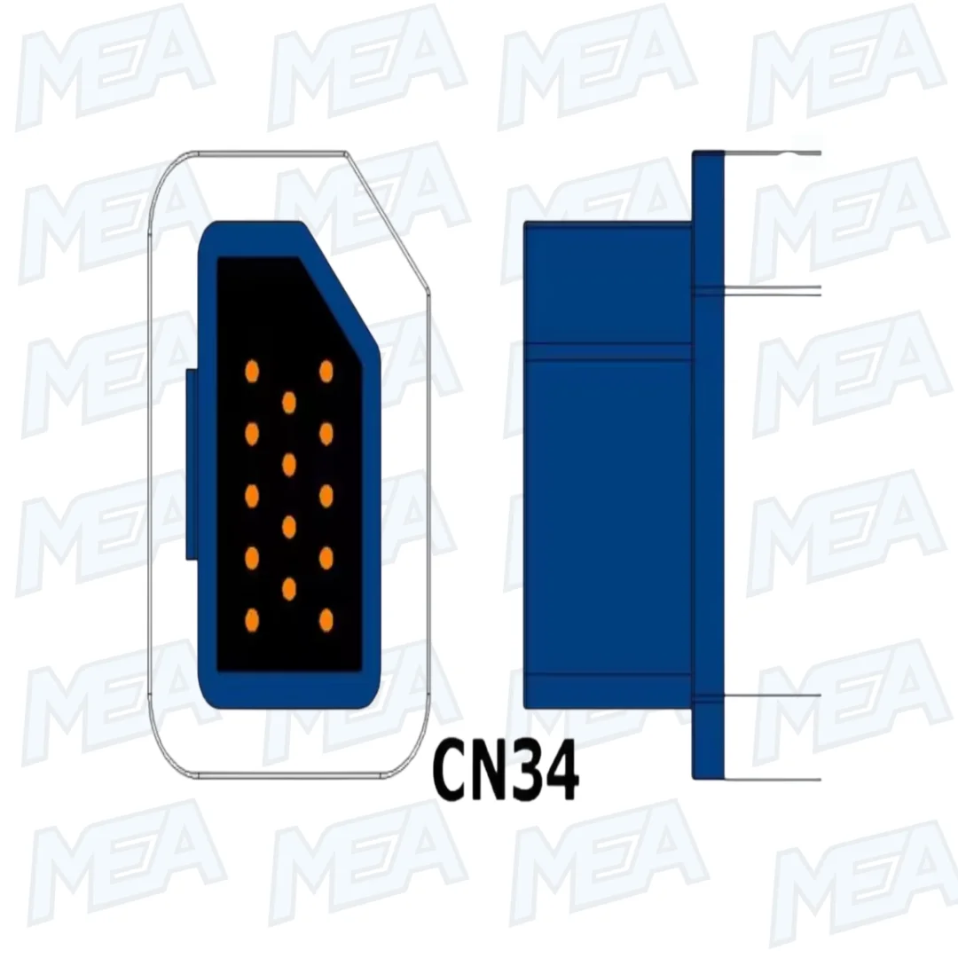 NIHON KOHDEN BSM2301 DB14 PIN Animal/Veterinary Ear Clip SpO2 Sensor SpO2 Probe Monitor Sensor Oxygen Probe 3 mt/9ft 3 Nihon Kohden Life Scope compatible 3m TPU SpO2 sensor for veterinary use