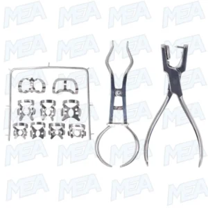 Rubber Dam Perforator and Clamp Tools for Dental and Orthodontic Professionals