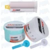 SANDENT Dental Putty VPS Impression Material Fast Set Soft Elastomeric PVS Silicone 2x400g Light and Heavy Body for Accurate Dental Impressions
